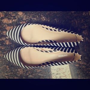 Express Striped Flats